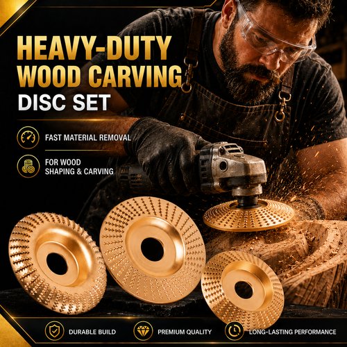 🪵Heavy-Duty Wood Carving Disc Set (3PCS)