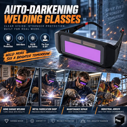 🔥HOT SALE🔥Auto-Darkening Anti-Glare Welding Glasses