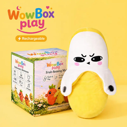Banana Plush Toy-USB Rechargeable Electric Motion Sensor Music Interactive Toy