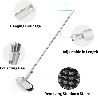 🧼 Heavy-Duty Floor Scrub Brush – Powerful Deep Cleaning for Stubborn Dirt, Tile & Grout