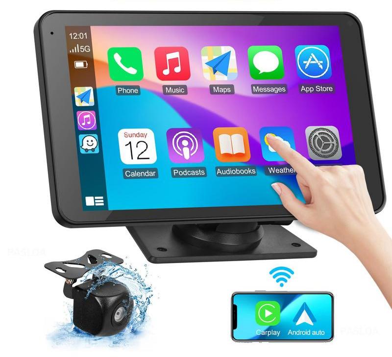 ✨Universal 7 Inch Car Android Radio 128G CarPlay Android auto Stereo Radio with 2.5D HD Touchscreen  FM BT