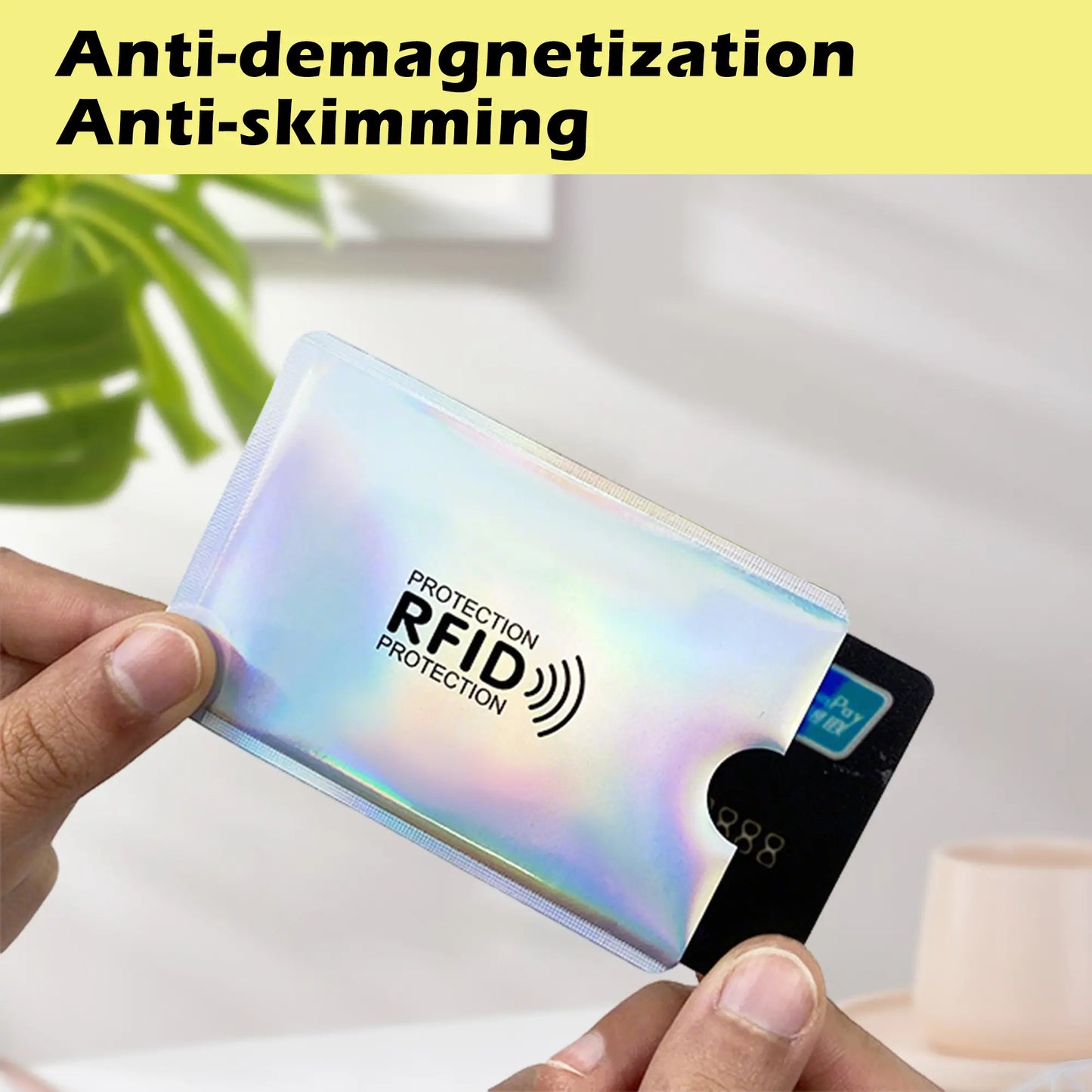 RFID Blocking Sleeves - Protect Your Cards from Electronic Theft (8-Pack)