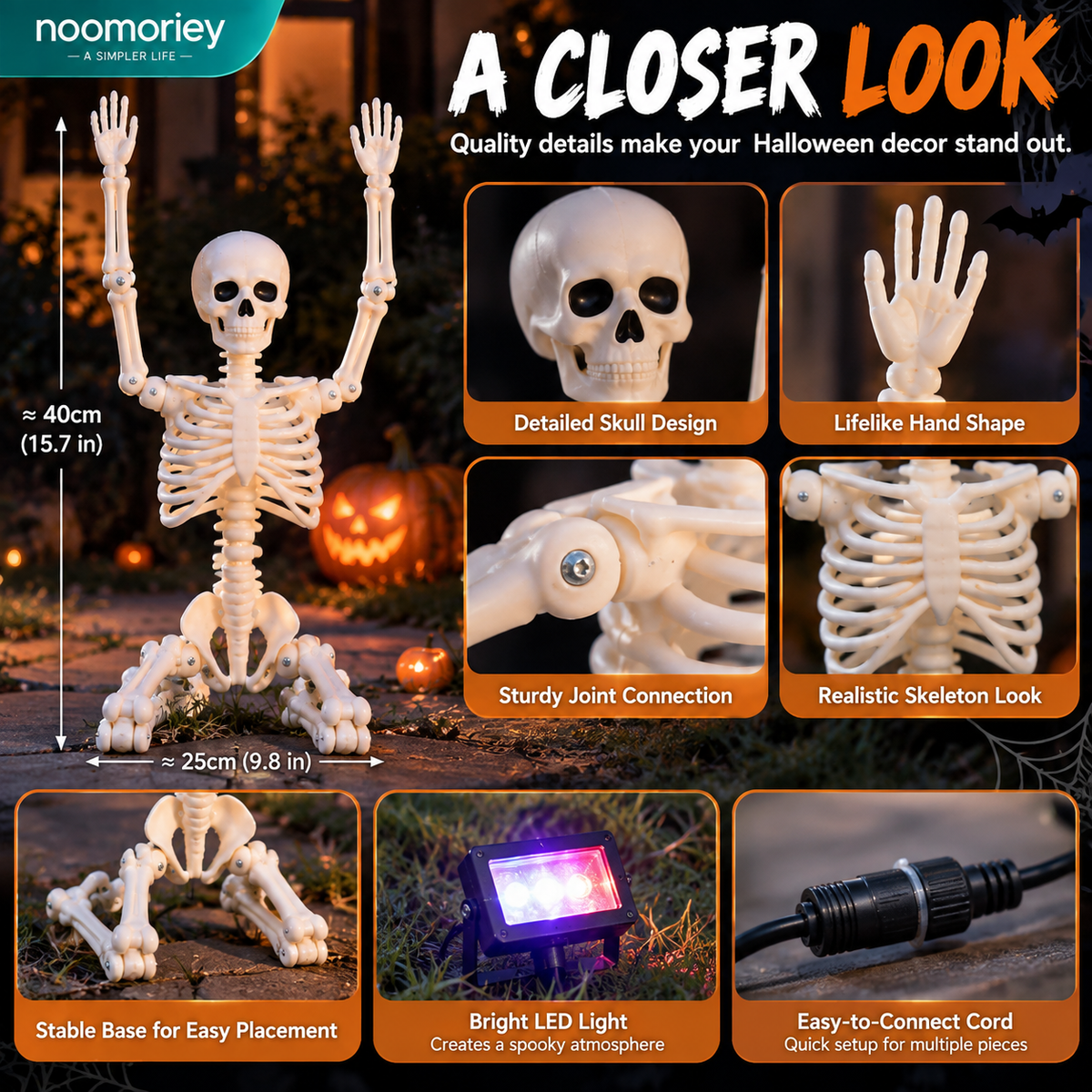 🎃💀 Spooky Crew – Halloween Skeleton Decorations