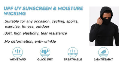 Men's Hoodie 6-Pack – 49% OFF | Slim Fit, UPF Sun Protection, Breathable