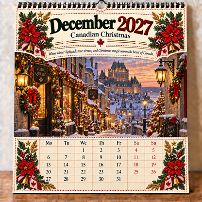 🇨🇦🍁 2027 Canada 160th Anniversary Wall Calendar 🍁🇨🇦
