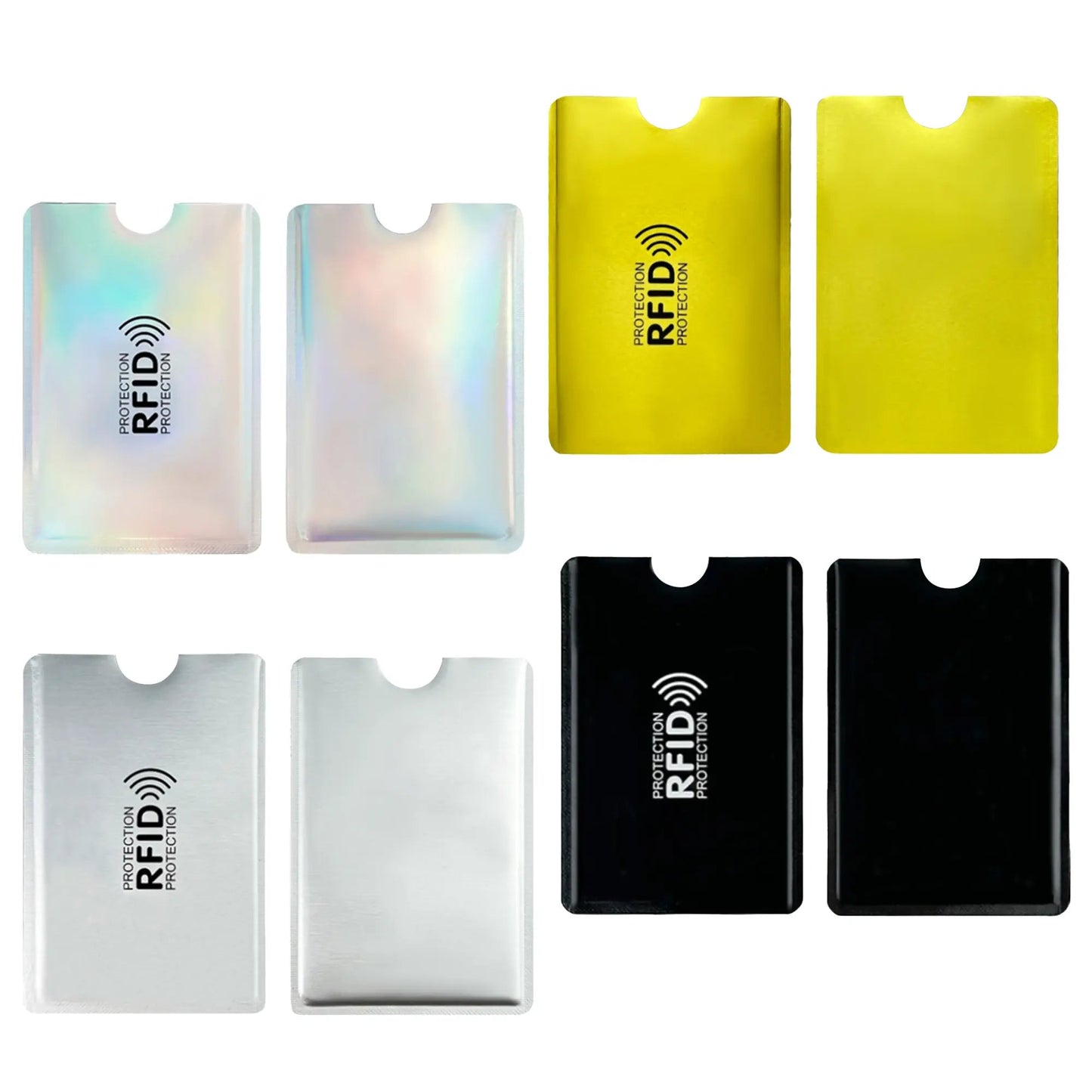 RFID Blocking Sleeves - Protect Your Cards from Electronic Theft (8-Pack)