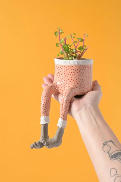 👖 The Hanging Legs Family Whimsical Hanging Legs Planter – Cute & Funny Home Decor