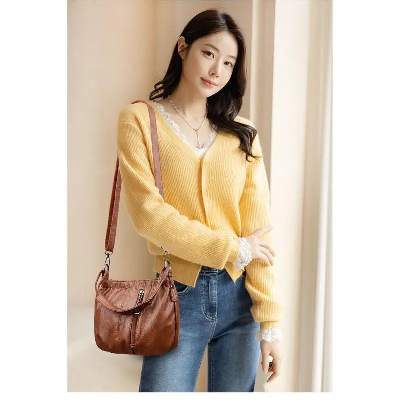 Ladies New Bag Portable Shoulder Crossbody Bag