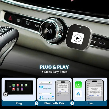 49% OFF💥 Mini Wireless CarPlay/Android Auto Adapter
