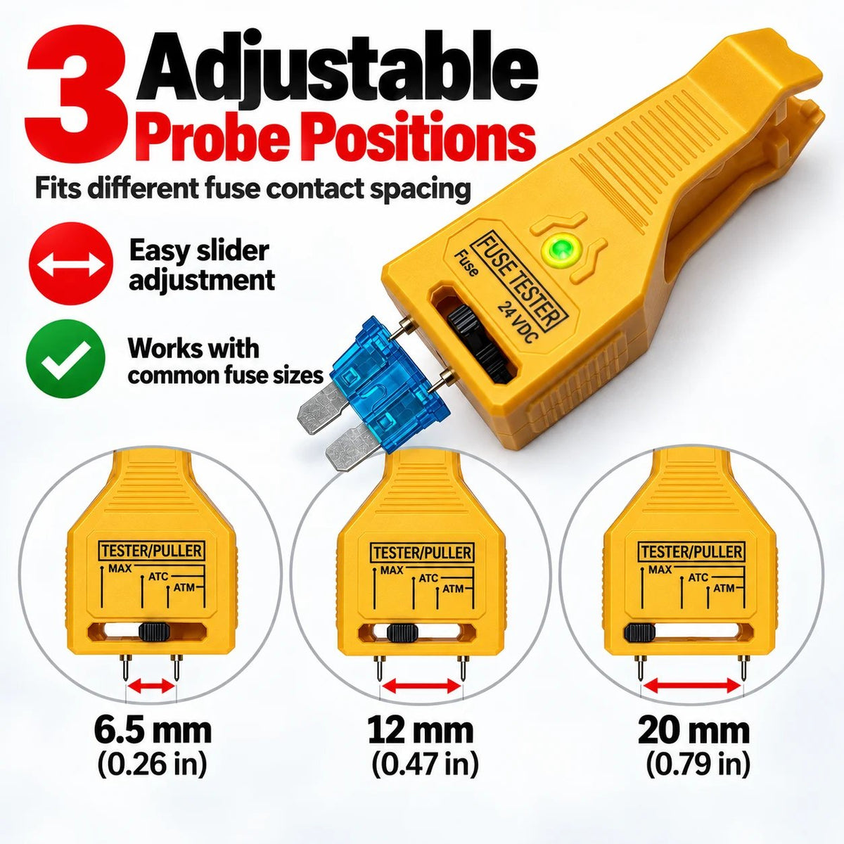 🔥HOT SALE🔥🚗⚡ Automotive Fuse Tester — Quickly Check Fuses & Find Electrical Problems with Ease!