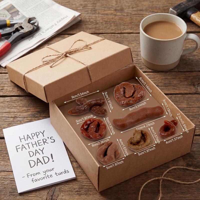 😂7 Pcs Fake Poop, Realistic Prank Poop