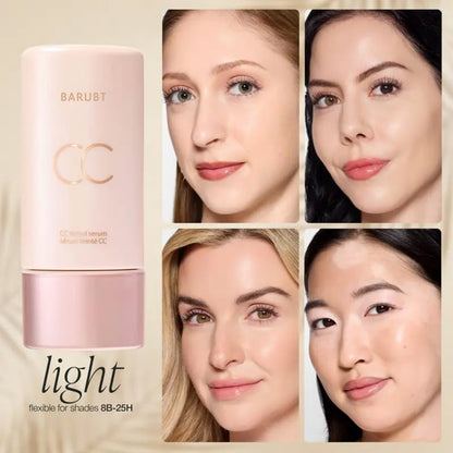 Summer skin essentials — — - CC color-correcting tinted serum + creaseless SPF 30 mineral setting powder