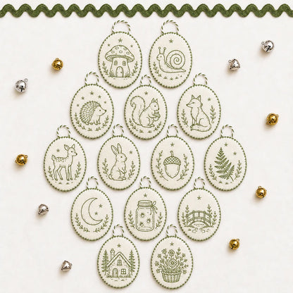 🧵Beginner-Friendly DIY Heirloom Oval Embroidery Ornament Kit Collection | Complete Kit with All Tools & Step-by-Step Guide Included 💕