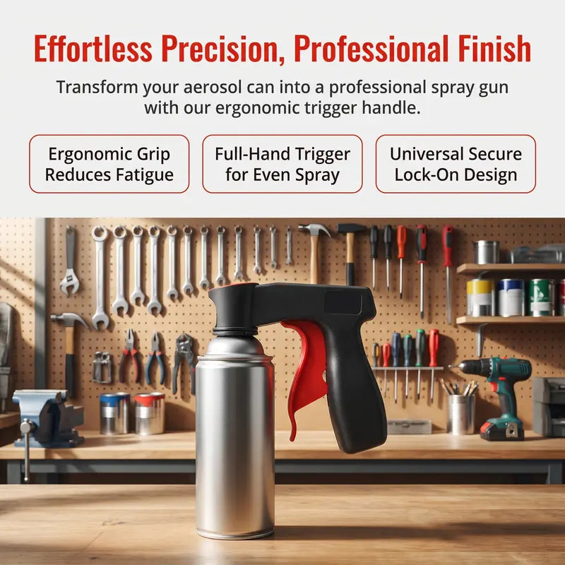 Buy 1 Get 1 Free 🔧Universal Portable Spray Gun Handle – Ergonomic Paint Sprayer Grip for Cars & DIY Projects