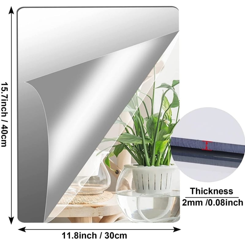 Self Adhesive Acrylic Mirrors