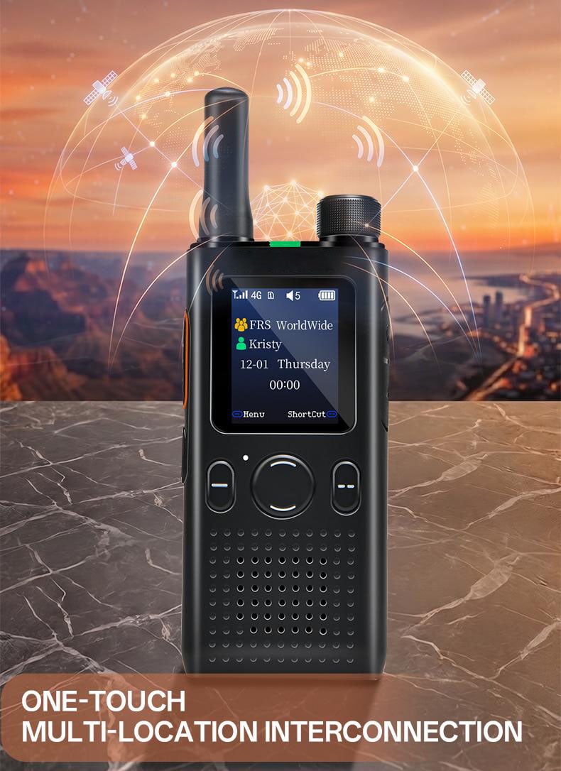 📻 AT1 4G LTE PoC Walkie Talkie by BAOFENG – Lifetime Free No Monthly Fees, 5000-Mile Long Range Two-Way Radio with App Control & Encrypted Group Chat for Family & Outdoor Adventures