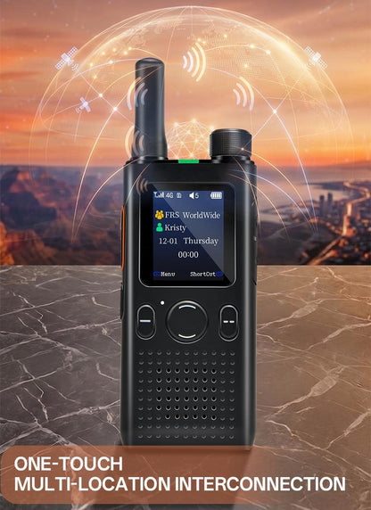 📻 AT1 4G LTE PoC Walkie Talkie by BAOFENG – Lifetime Free No Monthly Fees, 5000-Mile Long Range Two-Way Radio with App Control & Encrypted Group Chat for Family & Outdoor Adventures