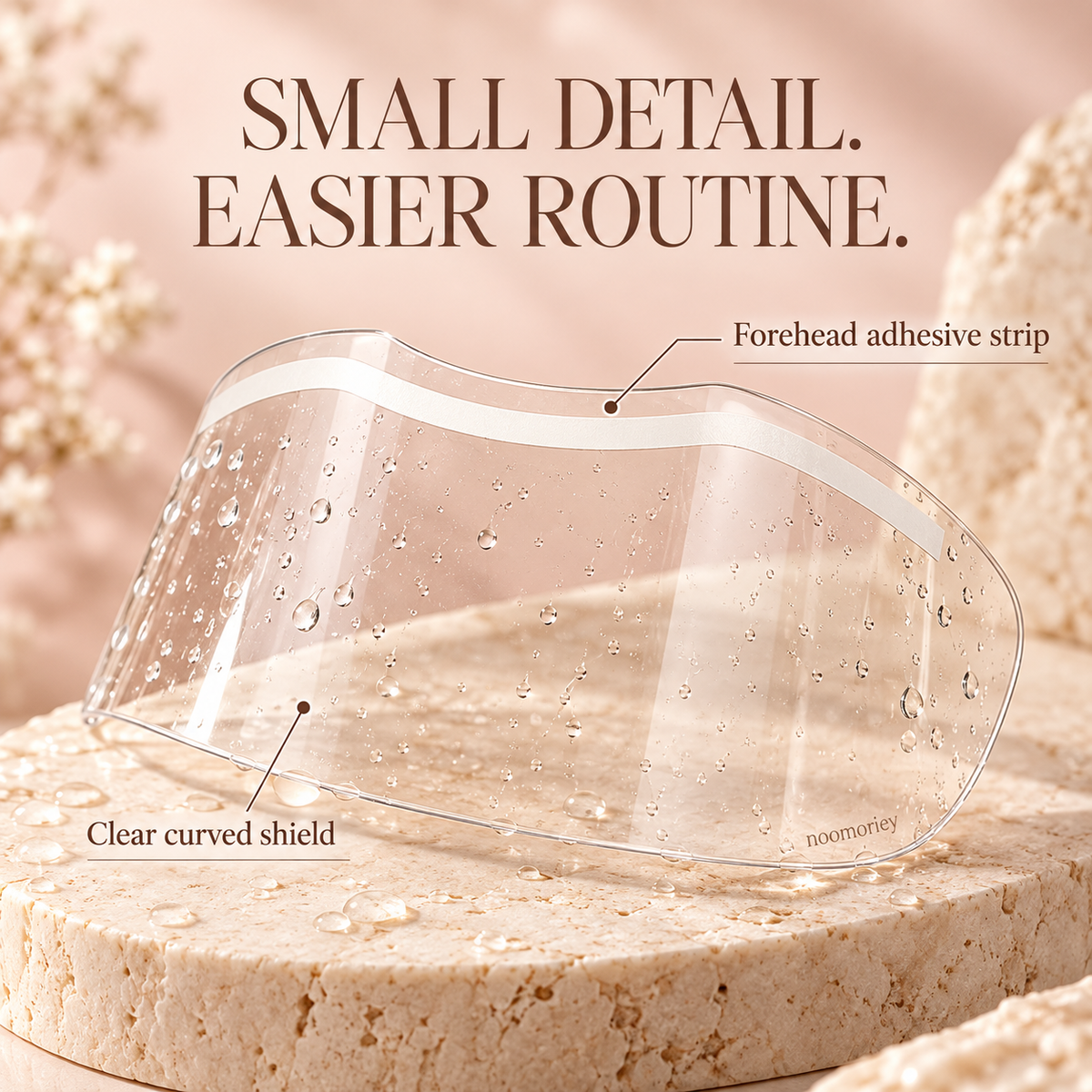 💧 Lash & Brow Shower Shield – Clear Adhesive Splash Guard for Easier Hair Washing