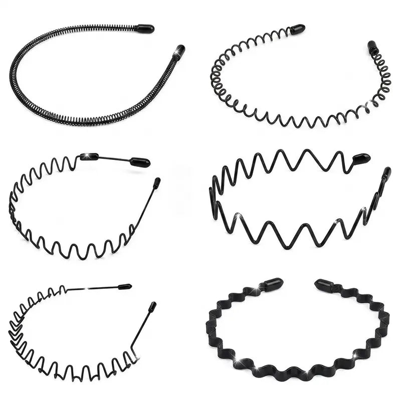 Women's 6-Count Elastic Headbands Set