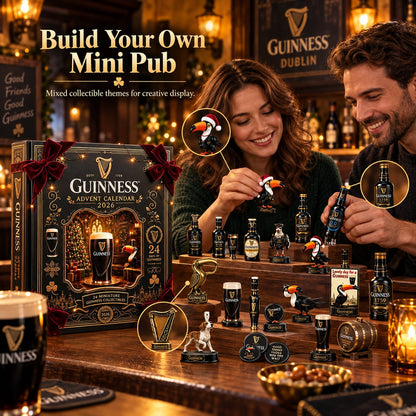 Guinness 2026 Limited Edition Advent Calendar 24-Piece Miniature Collectibles Holiday Countdown Gift for Beer Lovers & Collectors
