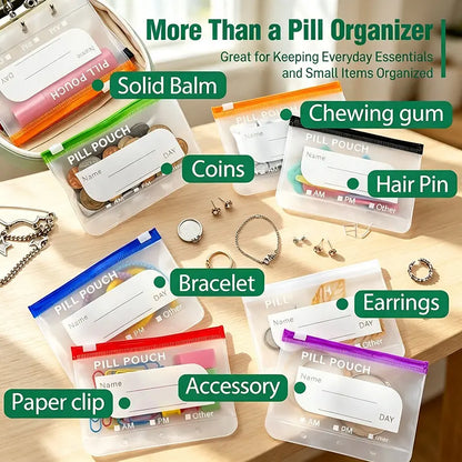 🏆Flash Sale⚡Waterproof Pill Pouch Set-14Pcs Bags Inside