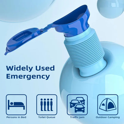 🔥🔥🔥Buy one get one free!-Portable Spill-Proof Travel Urinal • Leak-Proof Collapsible Emergency Bottle