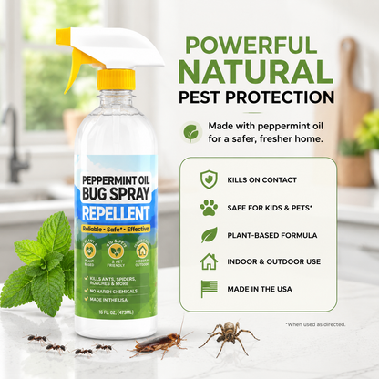 Reliant Pet Peppermint Oil Bug Spray 16oz Safe for Kids & Pets
