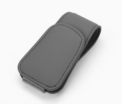 🚗 Magnetic Sun Visor Organizer – Leather Sunglasses, Card & Ticket Holder