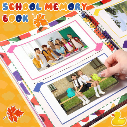 School Memory Book for Kids Preschools to 12th Grade