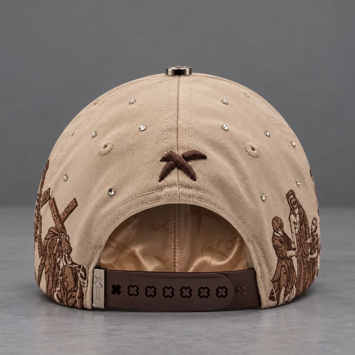 ✝️ Wear Your Faith – Viacrucis Brown Statement Cap