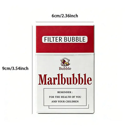 Summer Vibes Bubble Cigarette Stress Relief Toy - Mini Bubble Blower Gift for Birthday & Holiday Parties