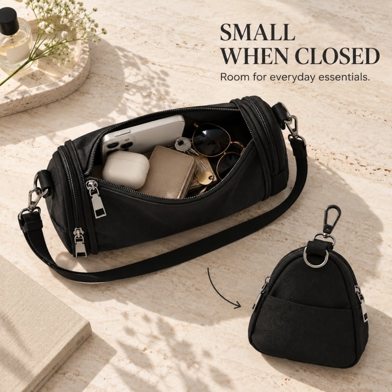 Triangular expansion bag telescopic bag
