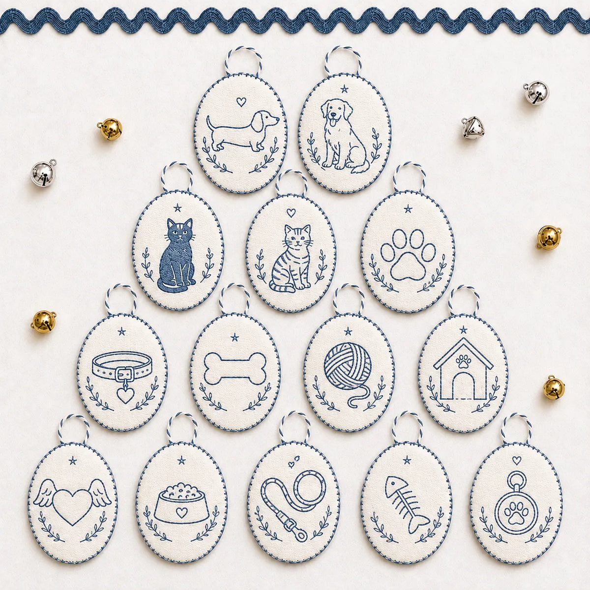 🧵Beginner-Friendly DIY Heirloom Oval Embroidery Ornament Kit Collection | Complete Kit with All Tools & Step-by-Step Guide Included 💕