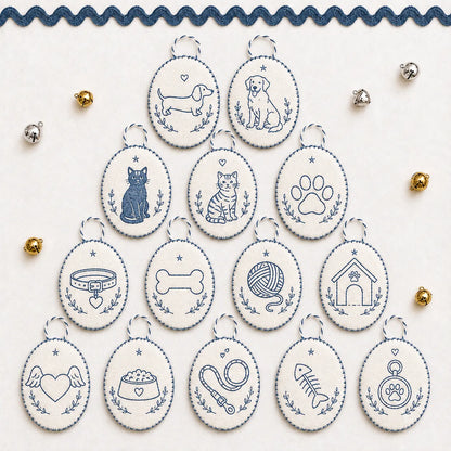 🧵Beginner-Friendly DIY Heirloom Oval Embroidery Ornament Kit Collection | Complete Kit with All Tools & Step-by-Step Guide Included 💕