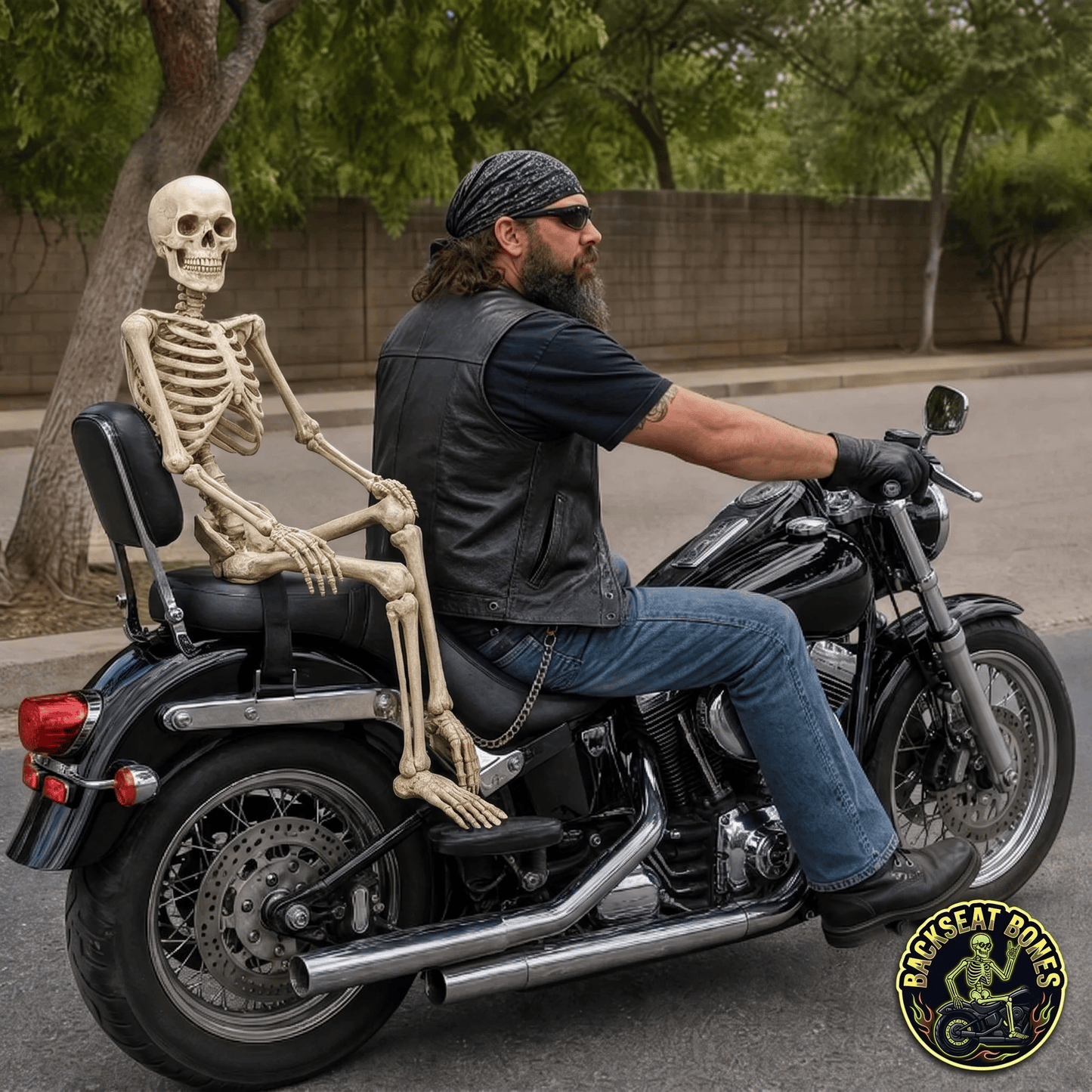 (🎁Last Day 49% OFF)💀Backseat Bones-Skeleton passenger