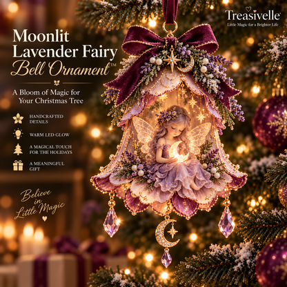 🧚‍♀️✨ Enchanted Fairy Bell Christmas Ornament