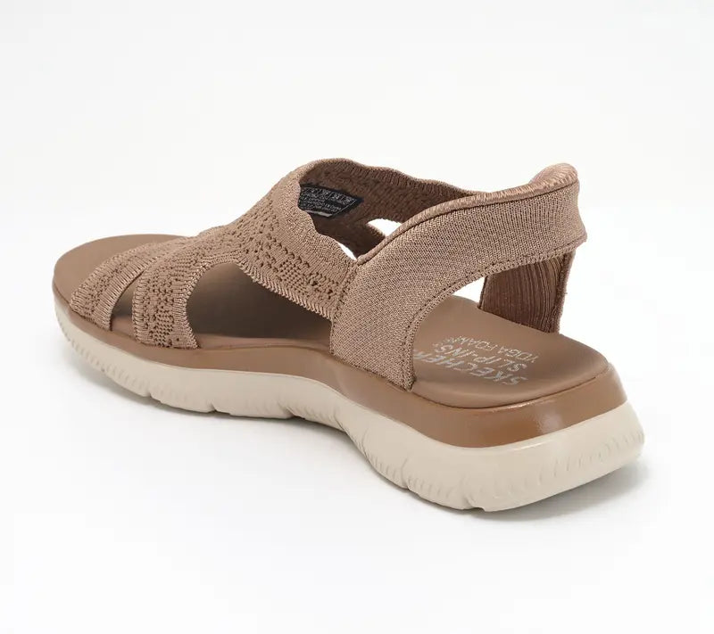 Skechers Slip-ins Summits Crochet Knit Sandals