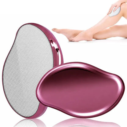 ✨ Crystal Hair Eraser – Reusable Hair Removal & Exfoliating Tool for Silky-Smooth Skin