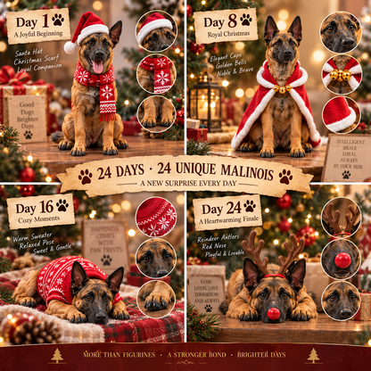 🎉24 Days of Belgian Malinois Joy — 24 Unique Collectible Figurines🎉