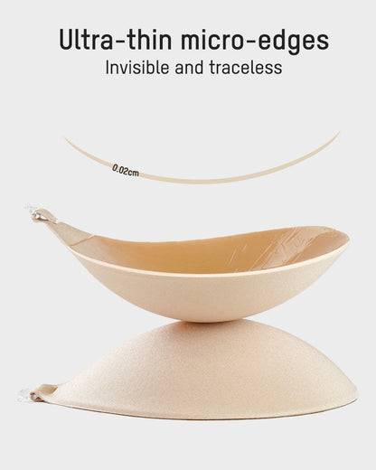 Front Closure Adhesive Invisible Push-Up Bra 2 pcs