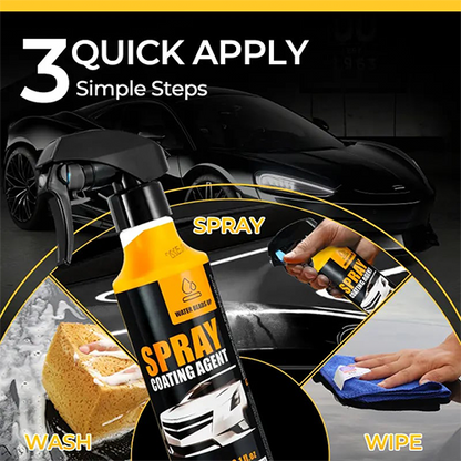 🚗✨Premium 3-in-1 High Protection Quick Car Nano Coating Spray | Hydrophobic Polish & Shine Shield
