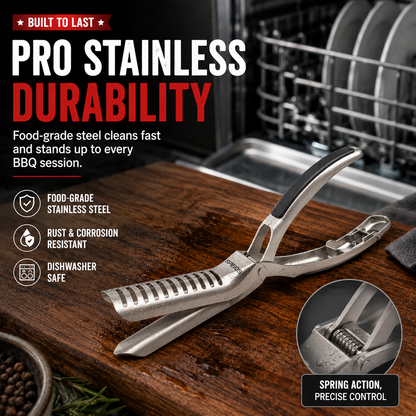 🍖 Professional BBQ Rib Skin Remover & Meat Peeling Tool