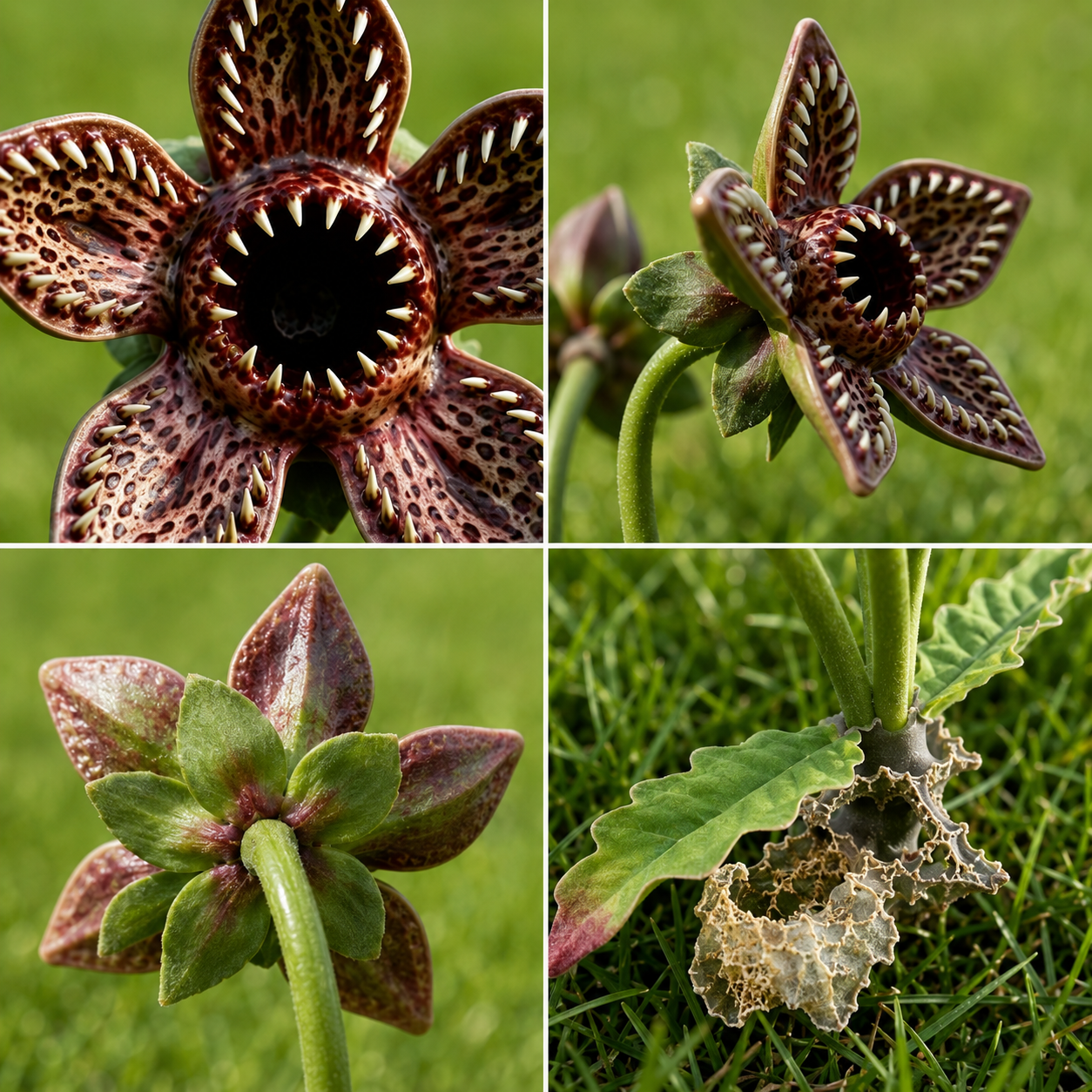 🌿 Monster Bloom Garden Stake