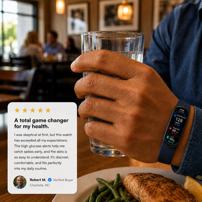 🔥80% OFF Launch Offer 🏆 2026 M9 Non-Invasive Smart Band 📈12 health reports - No-Prick