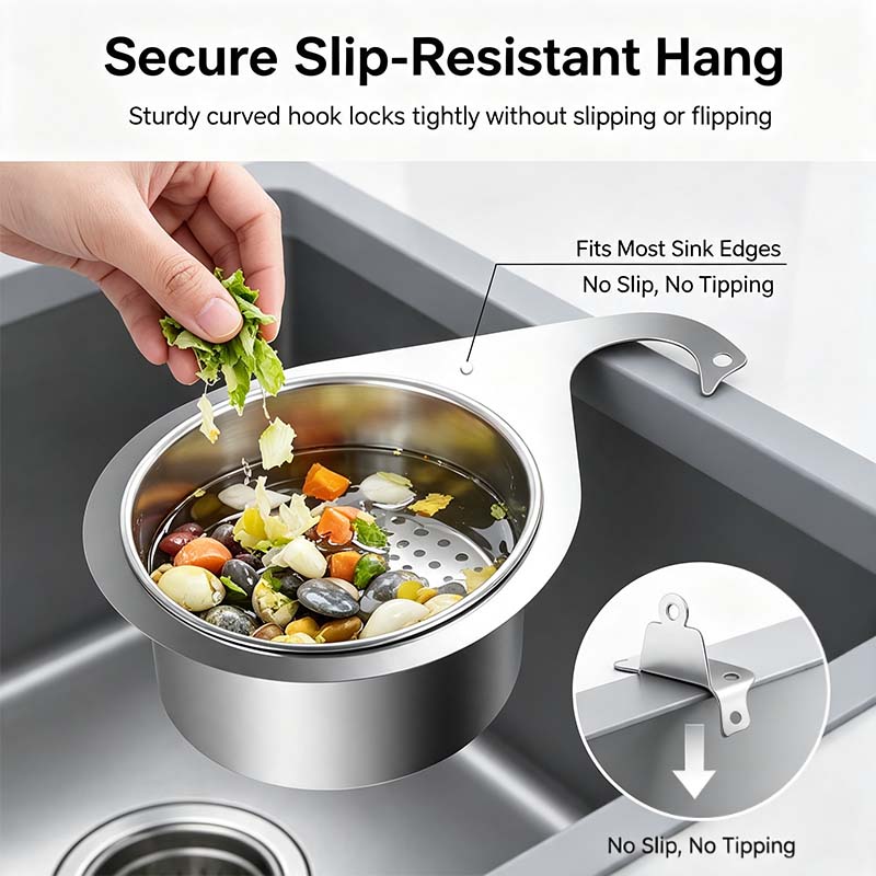 BUY 1 GET 1 FREE💧Stainless Steel Swan Sink Strainer Basket🦢💧