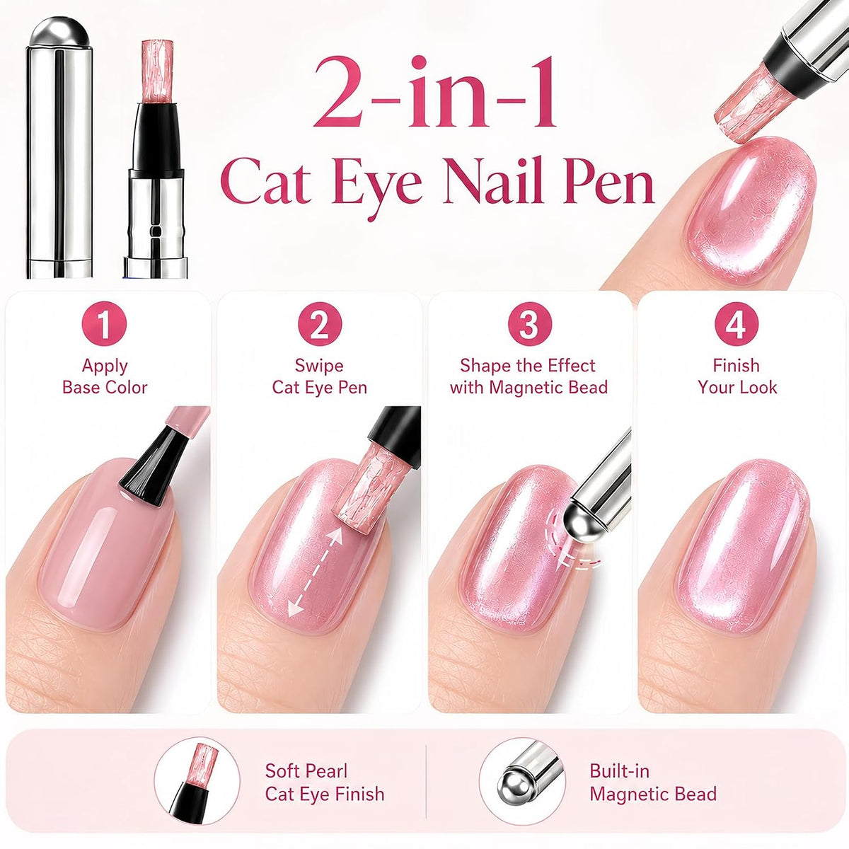 ⭐FREE Tool Kit 🎁 Only 20 Left！Velvet Cat Eye Gel Nail Pen