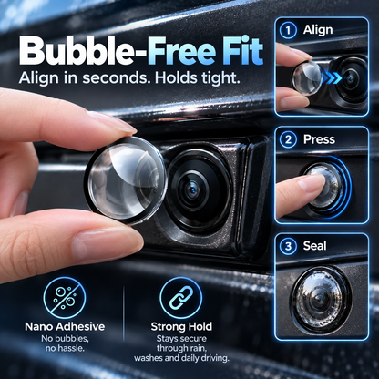 Anti-Rain & Scratch Car Camera Film (4-Pack) 💧🚘