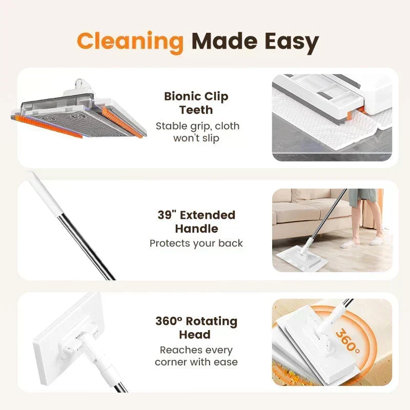 💥💥1+4 FREE!🧹🔥Dust Mop – Practical, Effective & Reusable