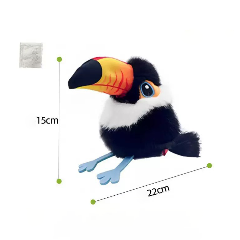 😻Lifelike Plush Electric Fluttering Pet Bird Toy |🐦the most realistic, irresistible cat toy