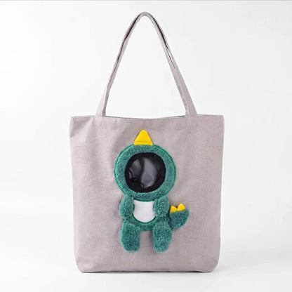 🐶🐱 Portable Pet Carrier Tote Bag – Comfortable Travel Bag for Dogs & Cats